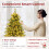 Costway 5 FT Pre-lit Artificial Christmas Tree Hinged Xmas Tree w/ 844 Branch 4