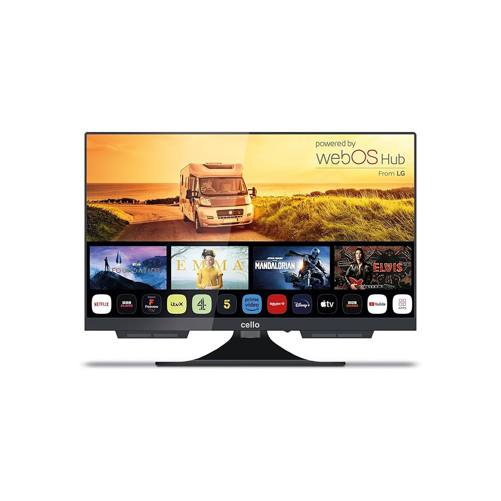 Cello C1924ws 12 Volt 19 Inch Traveller Smart Frameless Tv Ultrafast Webos