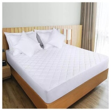 (Single Mattress Protector) Fitted Mattress Protector Cover Single Double King