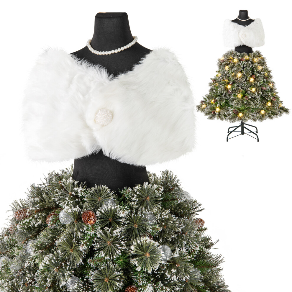 5 FT Artificial Mannequin Tree Lighted Dress Form Tree w/ 465 Branch