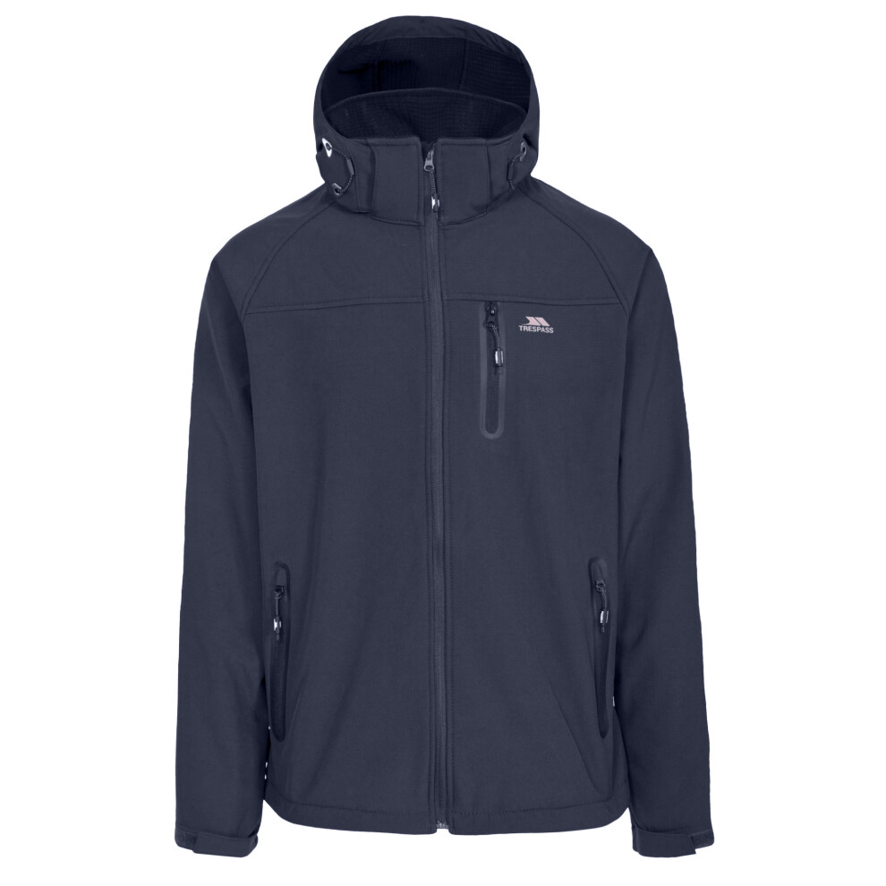 (XXXL, Navy) Trespass Mens Accelerator II Waterproof Softshell Jacket