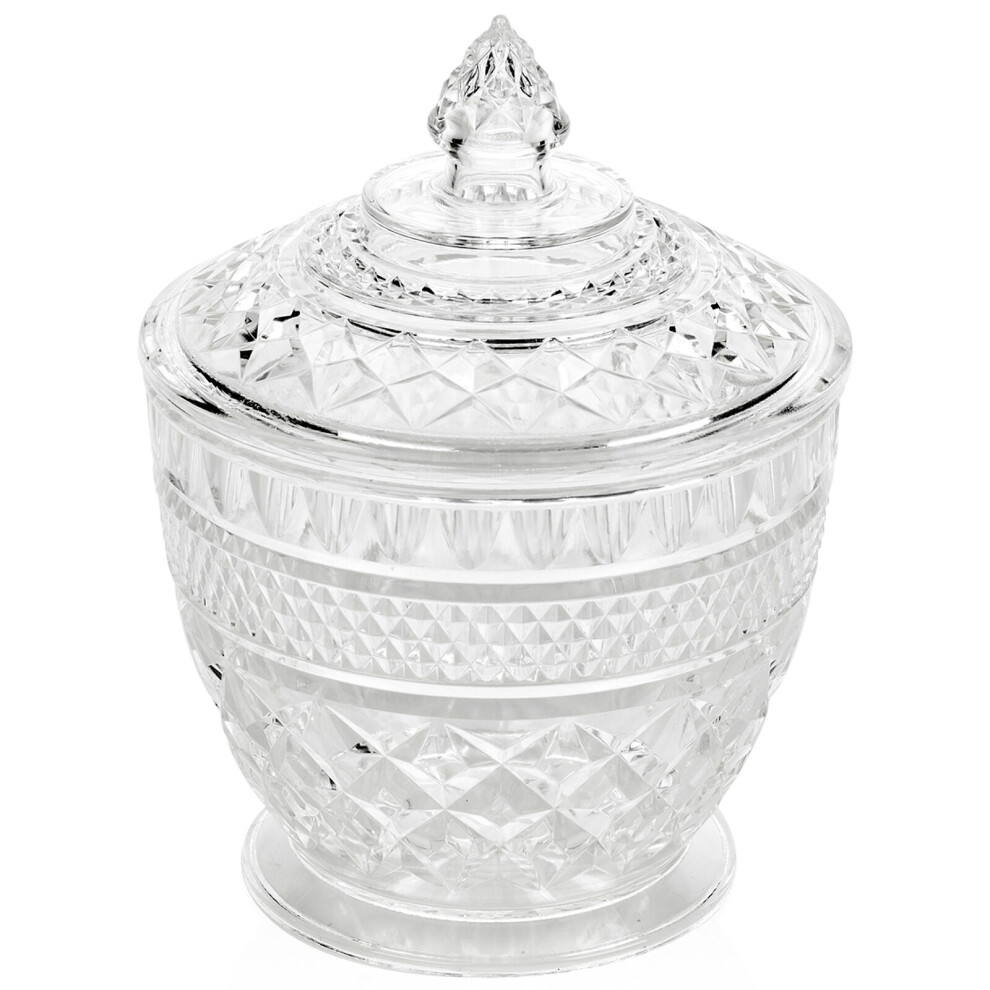 (Set of 1) Sweet Dish Bonbonniere Candy Almonds Sugar Bowl Snack Jar Wedding Favour