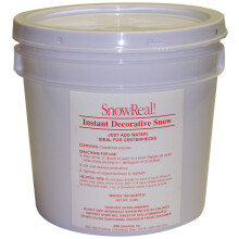 Snow Real SR-05 5-Lb Dekorativ Sne - Øjeblikkelig, Giftfri Polymer, Tilføj blot vand, Giver 40 gallon til centerstykker