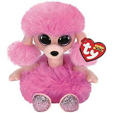 Ty UK Ltd 2005081 Camilla Poodle - Beanie Boos Pluszowe zwierzę wielokolorowe 15cm