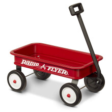 Radio Flyer 16,5 Inch Kinderwagen, Speelwagen voor Kinderen, Rollende Kar, Wagens met Wielen, Voor Leeftijd 1,5+