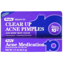 Rugby Acne Medication 10%, 1.5 Ounce (Pack of 3)