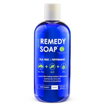 Truremedy Naturals 12 oz Tea Tree Oil Body Wash - Verfrissende Theeboomzeep met Pepermunt, Aloë, Eucalyptus