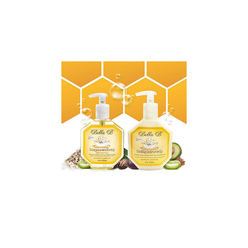 Bella B Cradle Cap Shampoo & Treatment - Baby Shampoo and Conditioner