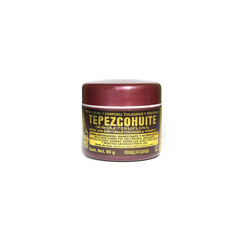 Del Indio Papago Facial Night Cream - Hydrates Skin - With Tepezcohuite from Mexico
