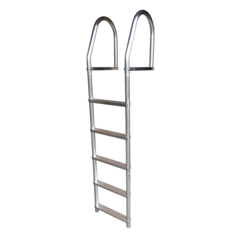 Dock Edge + ECO Weld Free Fixed Dock Ladder, 5 Steps, Aluminum