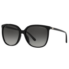 Michael Kors MK2137U Anaheim Universal Fit Sonnenbrille, Schwarz/Dunkelgrau Verlauf, 57 mm