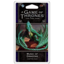 A Game of Thrones: The Card Game LCG 2nd Edition Music of Dragons Chapter Pack – Three Copies of Twenty Unique Cards, Shadow Keyword Returns