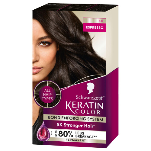 Schwarzkopf ????  ?   af?   a????? Schwarzkopf Keratin Color 3.0 Espresso