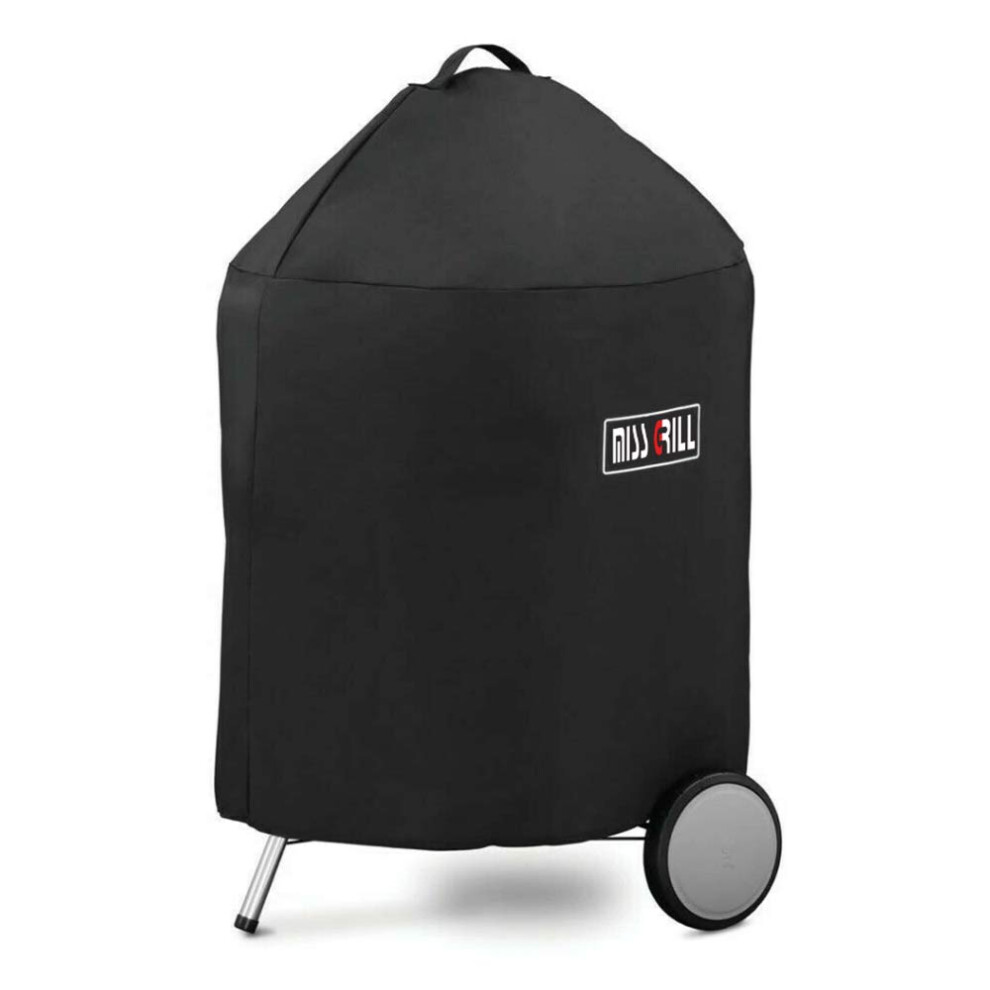 Funda Para Bbq Miss Grill 7150 Para Parrillas De CarbóN Weber De 22 Pulgadas, Resistente Al Agua Y Al Clima, Cubierta Pesada Y Duradera.-image