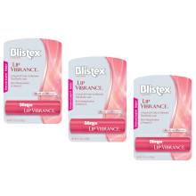 Blistex Lip Vibrance Lip Protectant, 0.13 oz, Pack of 3 - Soft Moisturizing Color & Subtle Shine (KKPPOA1257)