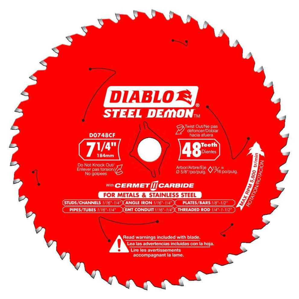 Freud Diablo STL CERMET 7-1/4 48T CLM
