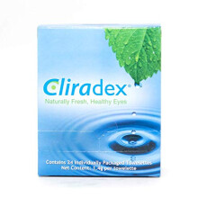Toallitas Cliradex - Limpiador Natural para Cara, Pestañas y Párpados con Extracto de Aceite de Árbol de Té - Para Ojos Irritados y