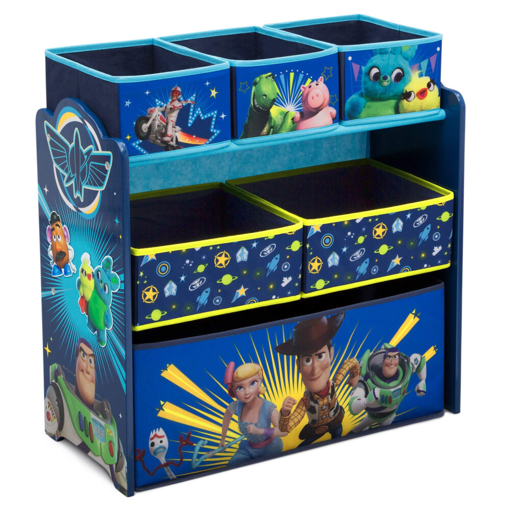 Delta Children Disney/Pixar Toy Story 4 6 Bin Design And Store Toy Organizer By Delta