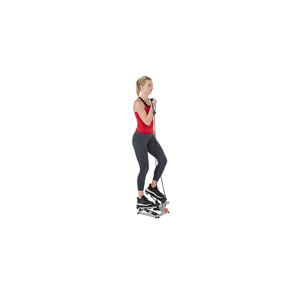 Sunny Health & Fitness Total Body 2-in-1 Mini Stair Stepper, Step Mach