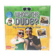 Identity Games Who's The Dude Charades Game - Use The Life Size Inflat