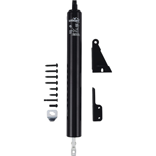 Wright Products - Standard Duty Pneumatic Screen and Storm Door Closer  Black