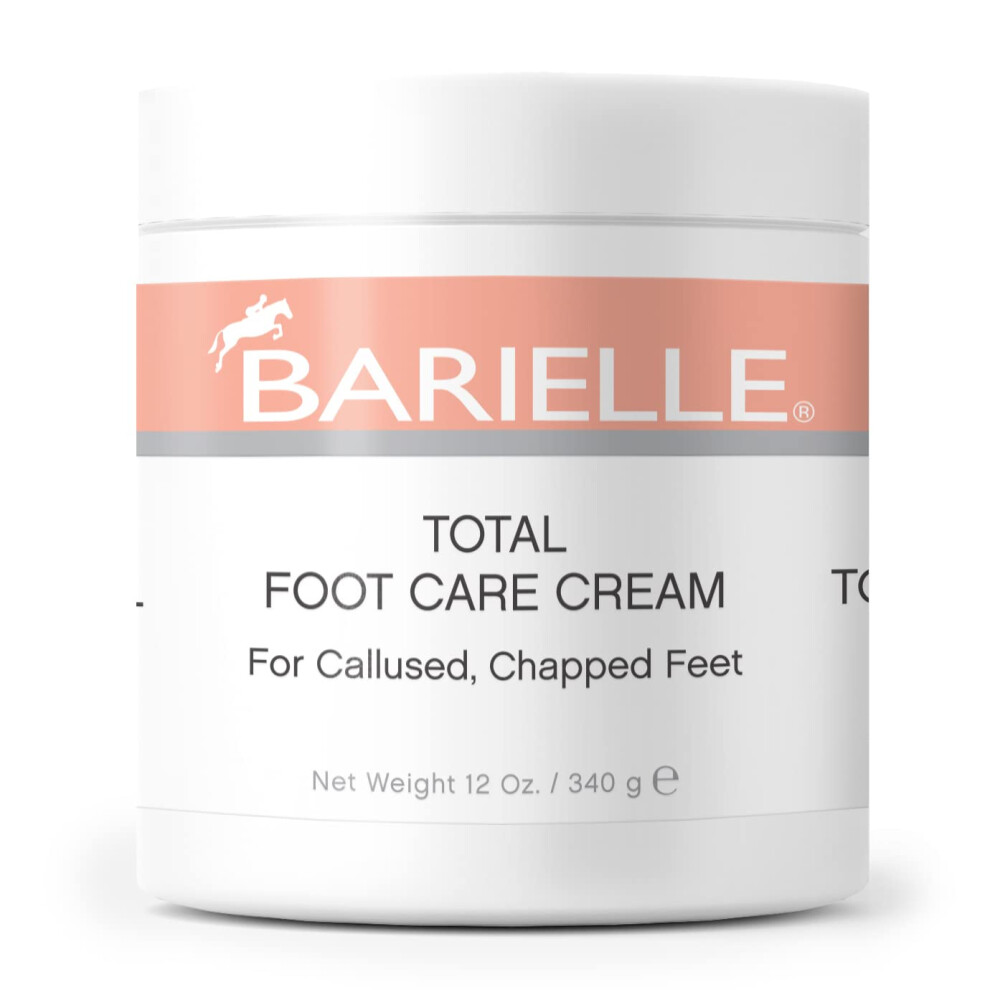 BARIELLE Total Foot Care Cream 12 oz. – Foot Cream for Dry, Cracked, F