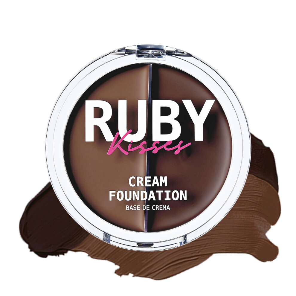 Ruby Kisses 3D Face Creator Cream Foundation & Concealer, 12 Hours Lon