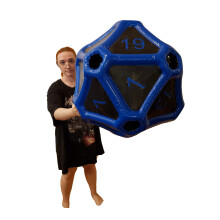Black Bazaar Large D20 Dice Inflatable Extra Large Giant Gaming DND Ta