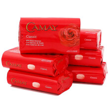 Camay Classic Tvål, Rosenessens, 6-Pack 98 Oz Varje Tvål, 6 Barer.