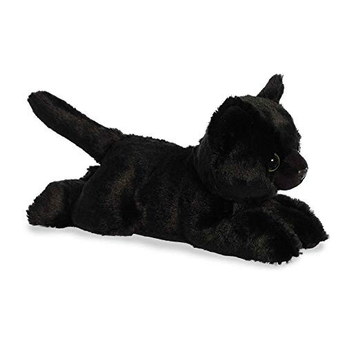 Aurora World Aurora Αγαπημένο Mini Flopsie Γατάκι Twilight - Μαύρο 8 Ίντσες