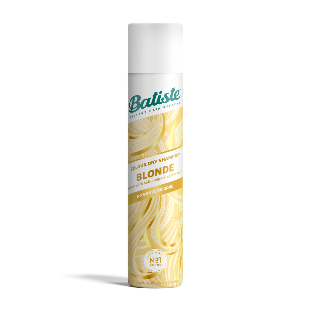 Batiste Brilliant Blonde Dry Shampoo - 6.73 oz, Waterless Refresh, Color-Tinted for Blondes, Adds Texture & Volume