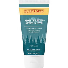 Burt's Bees Kojący krem nawilżający + woda po goleniu z aloesem i konopiami dla mężczyzn 2,5 uncji