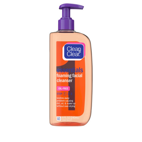 Clean & Clear Essentials Αφρός Καθαρισμού Προσώπου, Χωρίς Λάδι, 8 fl. oz