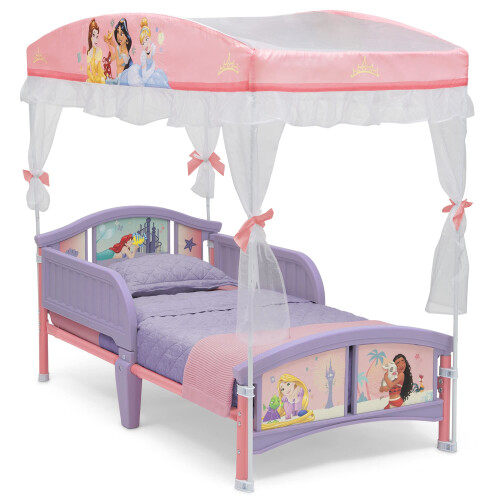 Delta Children Canopy Peuterbed, Disney Prinses