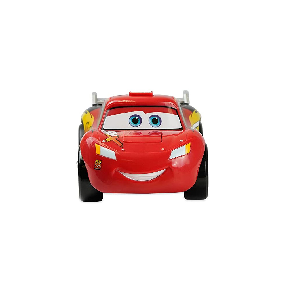 Disney Pixar Lightning Mcqueen Push & Go Talking Vehicle - Cars