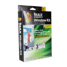 Duck MAX Strength Heavy Duty Insulating Film Window Kit, 3-Window, 62-