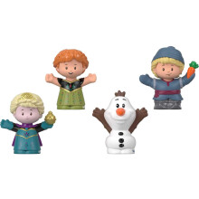 Fisher-Price Little People Disney Frozen Elsa & Friends Figure Pack (Elsa, Anna, Olaf & Kristoff)