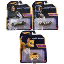 Hot Wheels Disney Pixar Lightyear Character Cars S?t med 3 Diecast Vehicles med Space Buzz og Sox