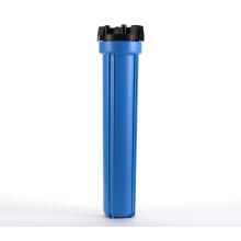 Hydronix HF5-20BLBK34 Wasserfiltergehäuse 20" RO, ganze Haus, Hydroponik - 3/4" Anschlüsse, blaue Farbe
