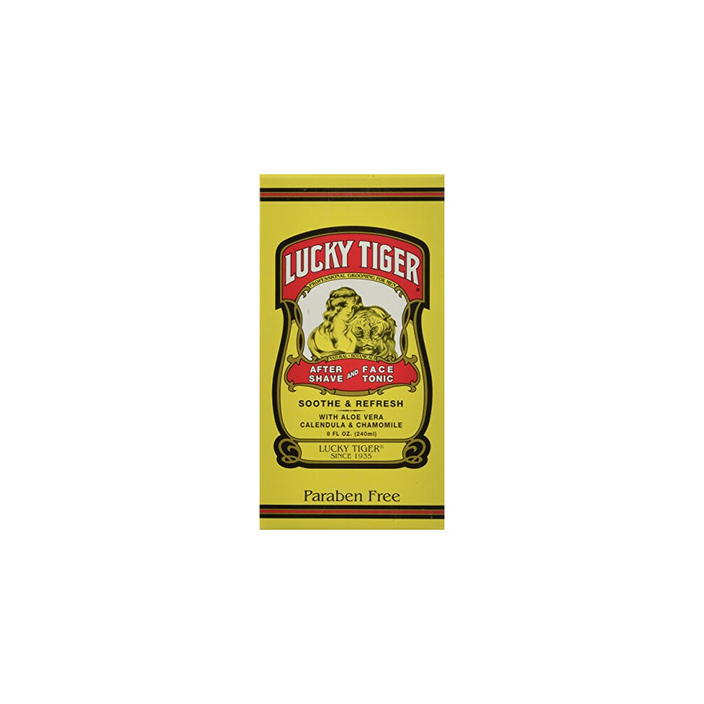 Tiger Electronics Inc. Tiger Electronics Tiger Lucky Tiger After Shave And Face Tonic 8 Ounce