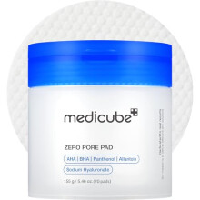 Medicube Zero Pore Pads 2.0, Dual-Textured Facial Toner Pads for Exfol