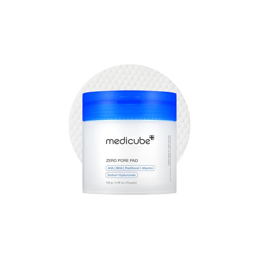 Medicube Zero Pore Pads 2.0, Dual-Textured Facial Toner Pads for Exfol