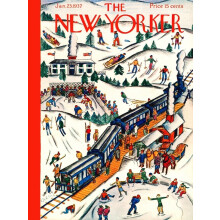New Yorker Zimní víkend - 1000 dílků skládačka pro dospělé od Ilonky Karasz