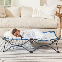 Regalo My Cot Portable Toddler Bed, Includes Fitted Sheet, Royal Blue