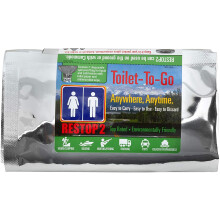 RESTOP 2 - Portable Toilet Solid (Poop) and Liquid (Pee) Leak Proof W
