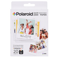 Zink Polaroid Foto Papier 3.5 x 4.25 Zoll, Premium, 20 Blätter, kompatibel mit Pop Sofortbildkamera