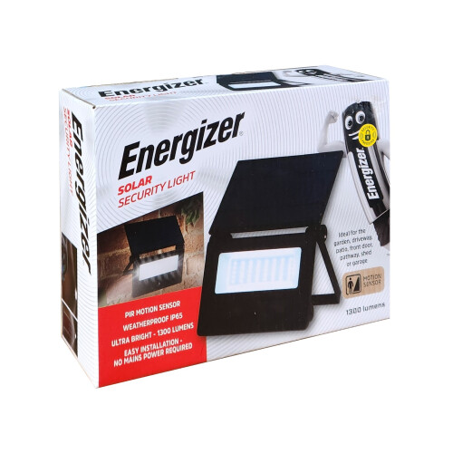 Energizer Energizer Heavy Duty Motion Activated Solar Powered 1300 Lumens Security Light 1