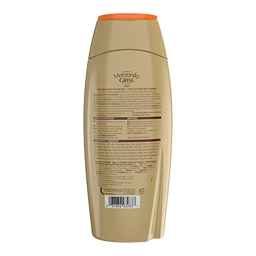 Manzanilla Grisi Gold Extract Lightening Shampoo, Extra lightening and 1