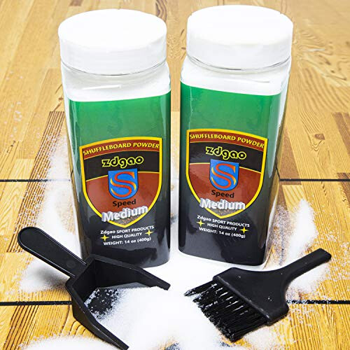 ?a??ta Shuffleboard   e 2 ???t?? Shuffleboard Wax, Mini Dustpan ?a? Brush 2
