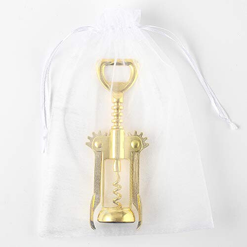 JXS Corkscrew Oro per Vino e Birra, Apribottiglie Multifunzionale 1